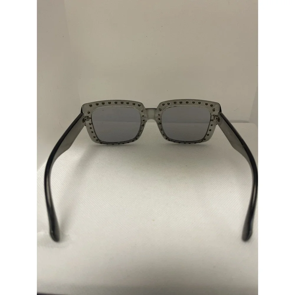 Black Bling Oversized Fashion Wear Sunglasses Square Frame Fun‎ Design D-19